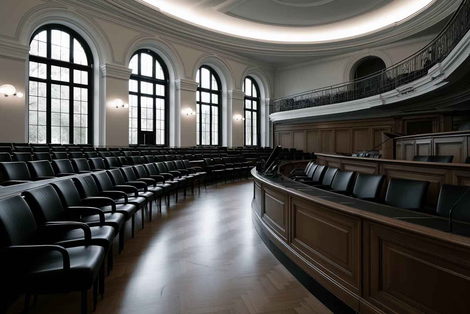Το εξωτερικό του κτιρίου της Ομοσπονδιακής Βουλής στο Βερολίνο κάτω από έναν καθαρό καλοκαιρινό ουρανό.